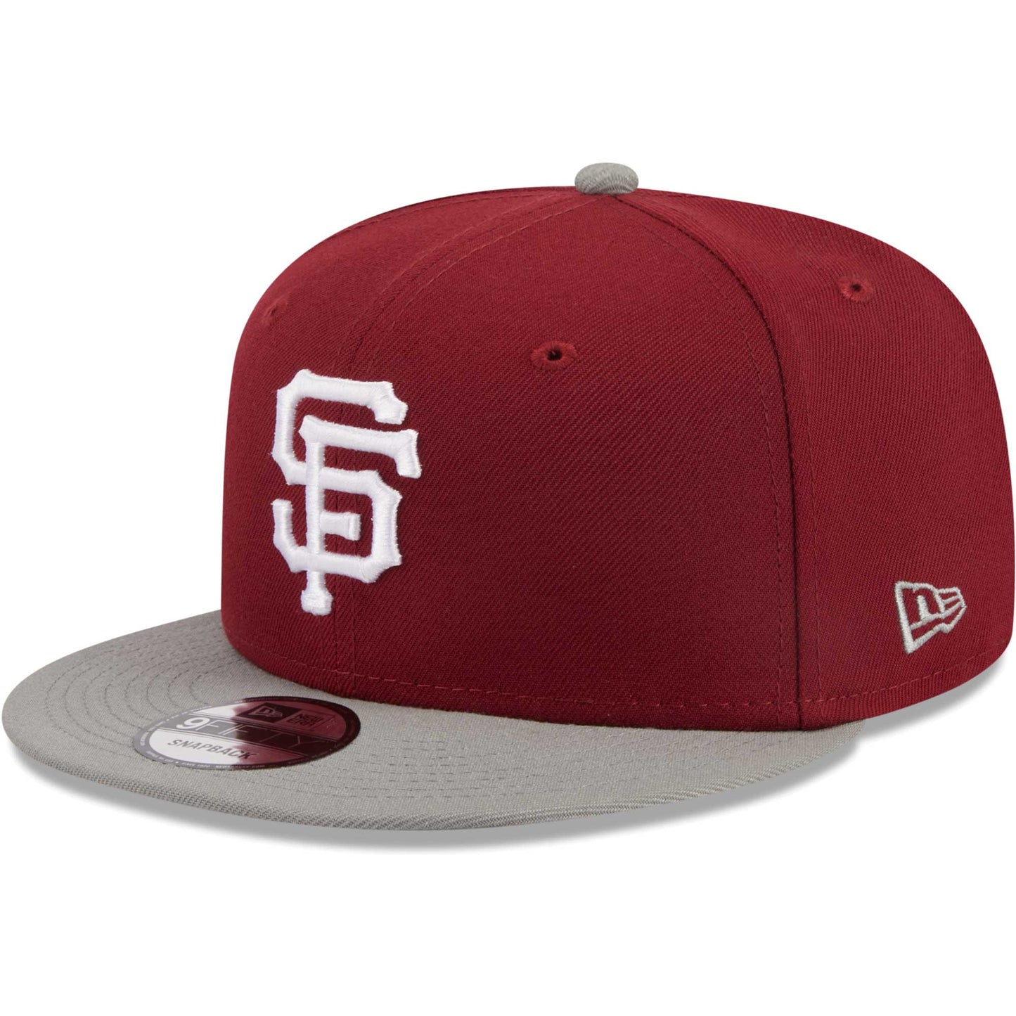 San Francisco Giants New Era Two-Tone Color Pack 9FIFTY Snapback Hat - Cardinal