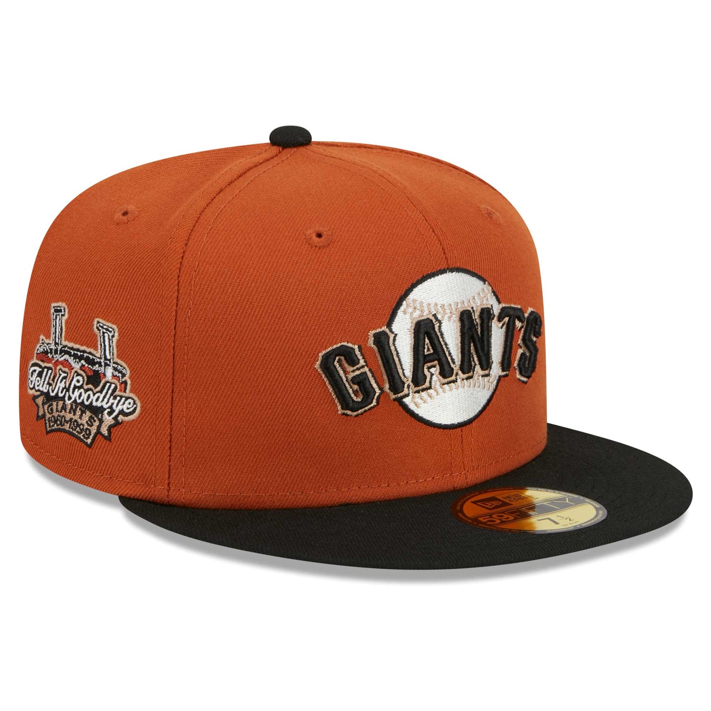 San Francisco Giants New Era 59FIFTY Fitted Hat - Orange/Black