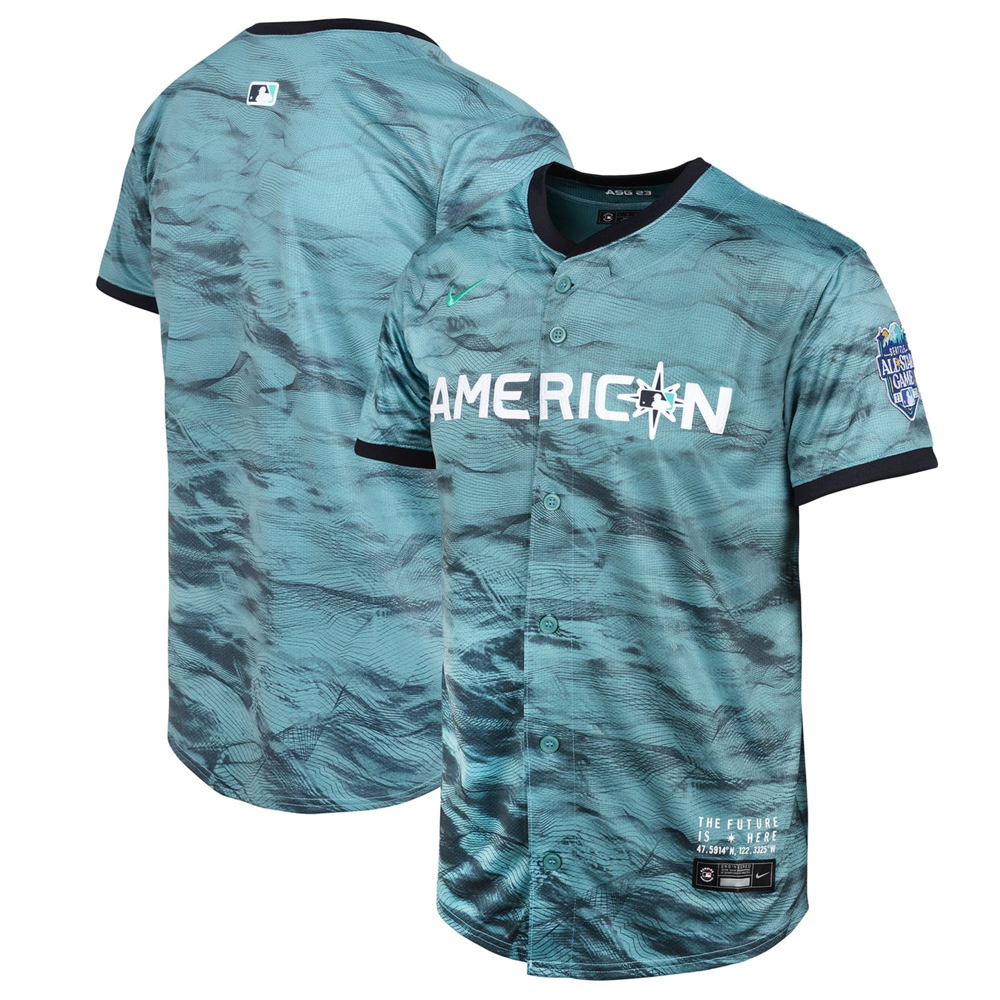 Youth Nike Teal American League Seattle Mariners 2023 MLB All-Star Game Limited Jersey