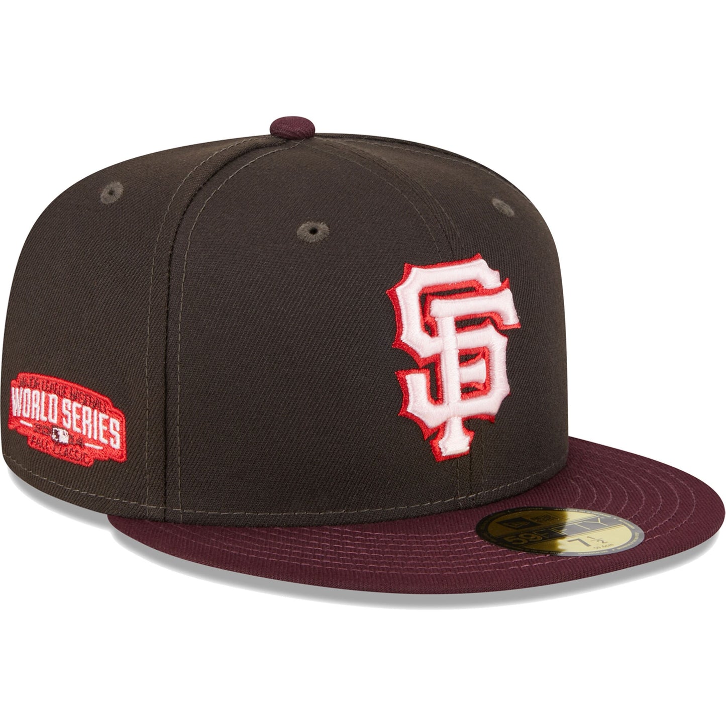 San Francisco Giants New Era Chocolate Strawberry 59FIFTY Fitted Hat - Brown/Maroon