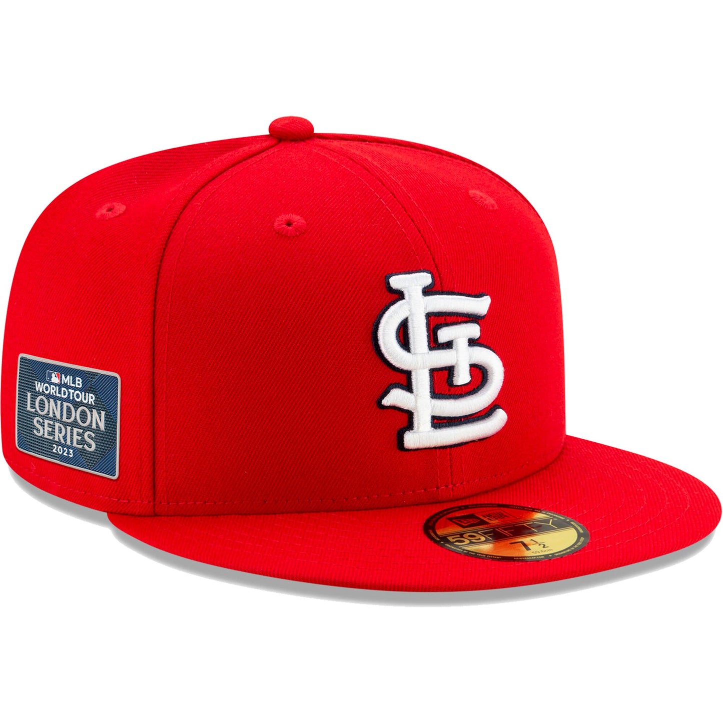 St. Louis Cardinals New Era On-Field 2023 World Tour London Series 59FIFTY Fitted Hat - Red