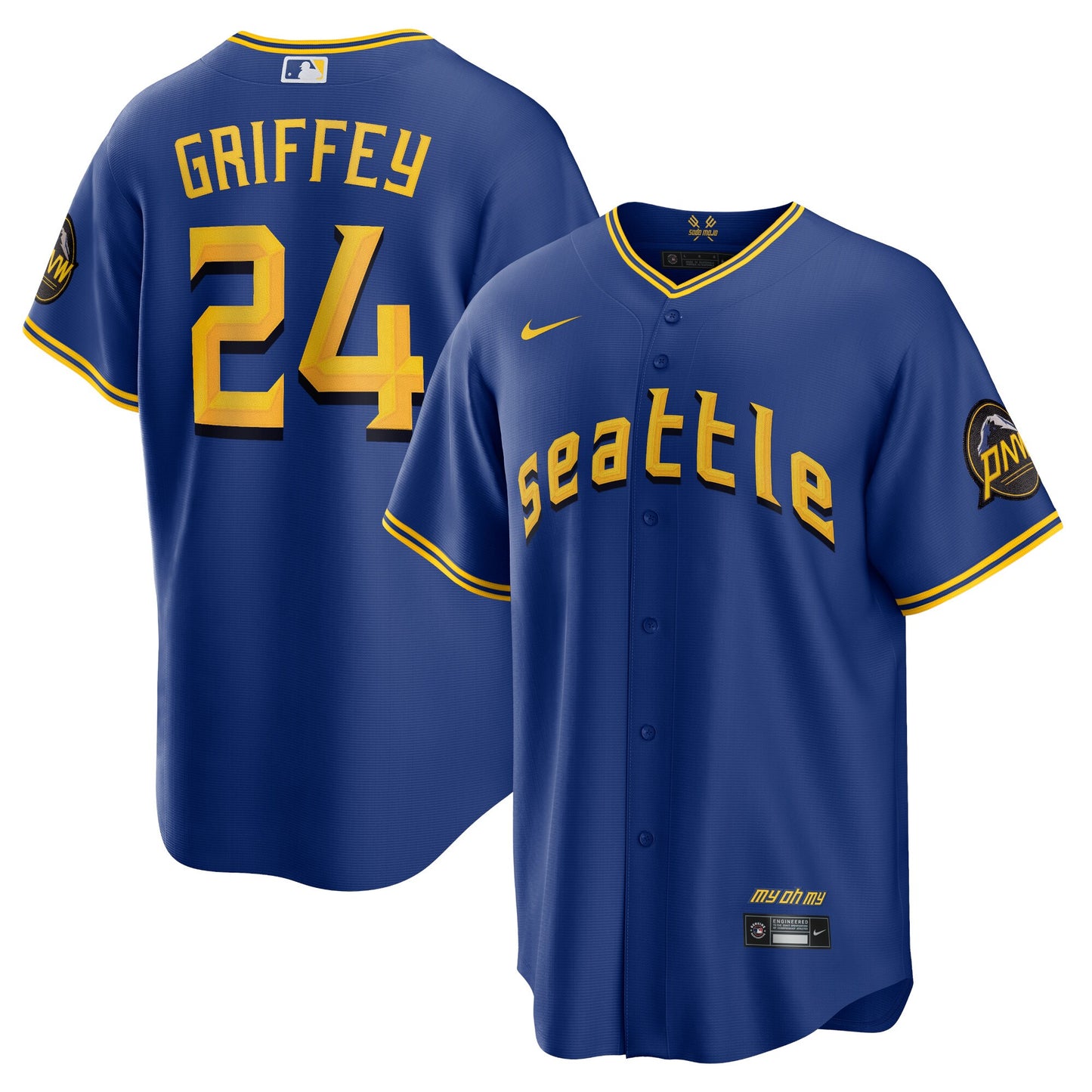 Ken Griffey Jr. Seattle Mariners Nike 2023 City Connect Replica Player Jersey - Royal