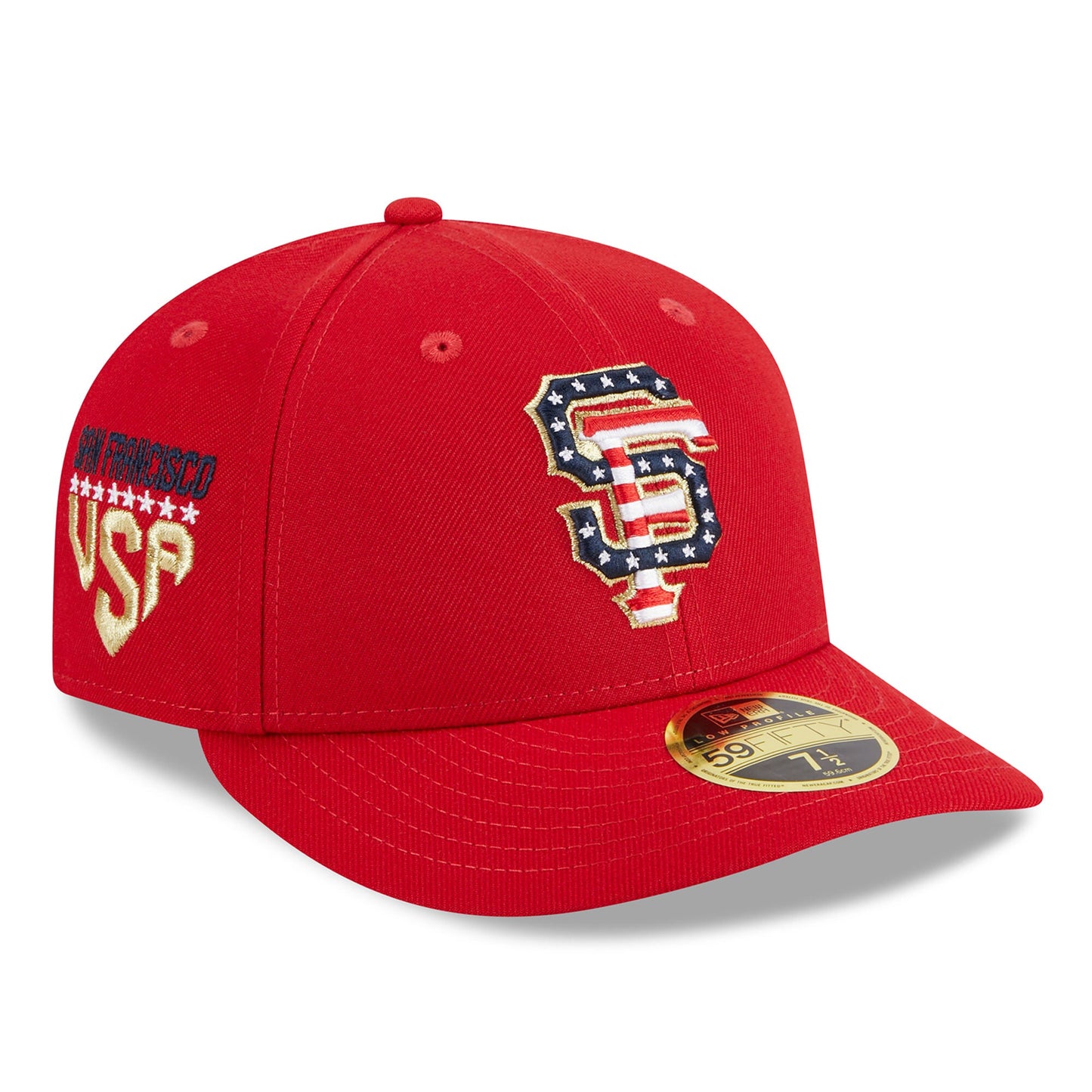 San Francisco Giants New Era 2023 Fourth of July Low Profile 59FIFTY Fitted Hat - Red