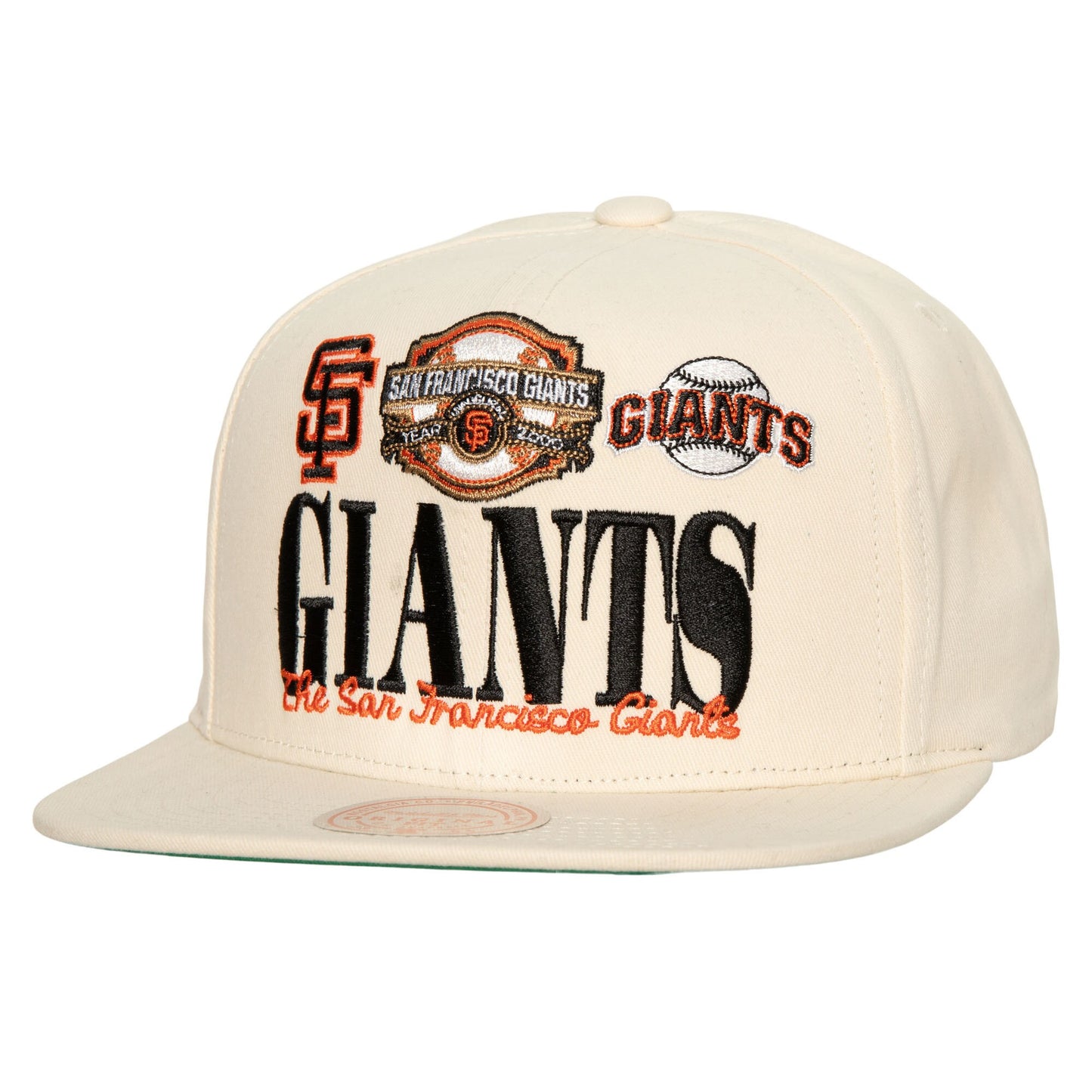 San Francisco Giants Mitchell & Ness Reframe Retro Snapback Hat - Cream