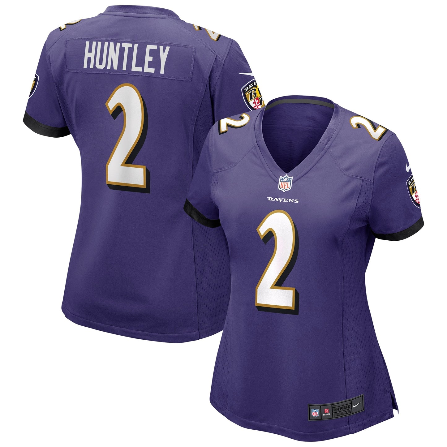 Women's Nike Tyler Huntley Purple Baltimore Ravens Game Jersey