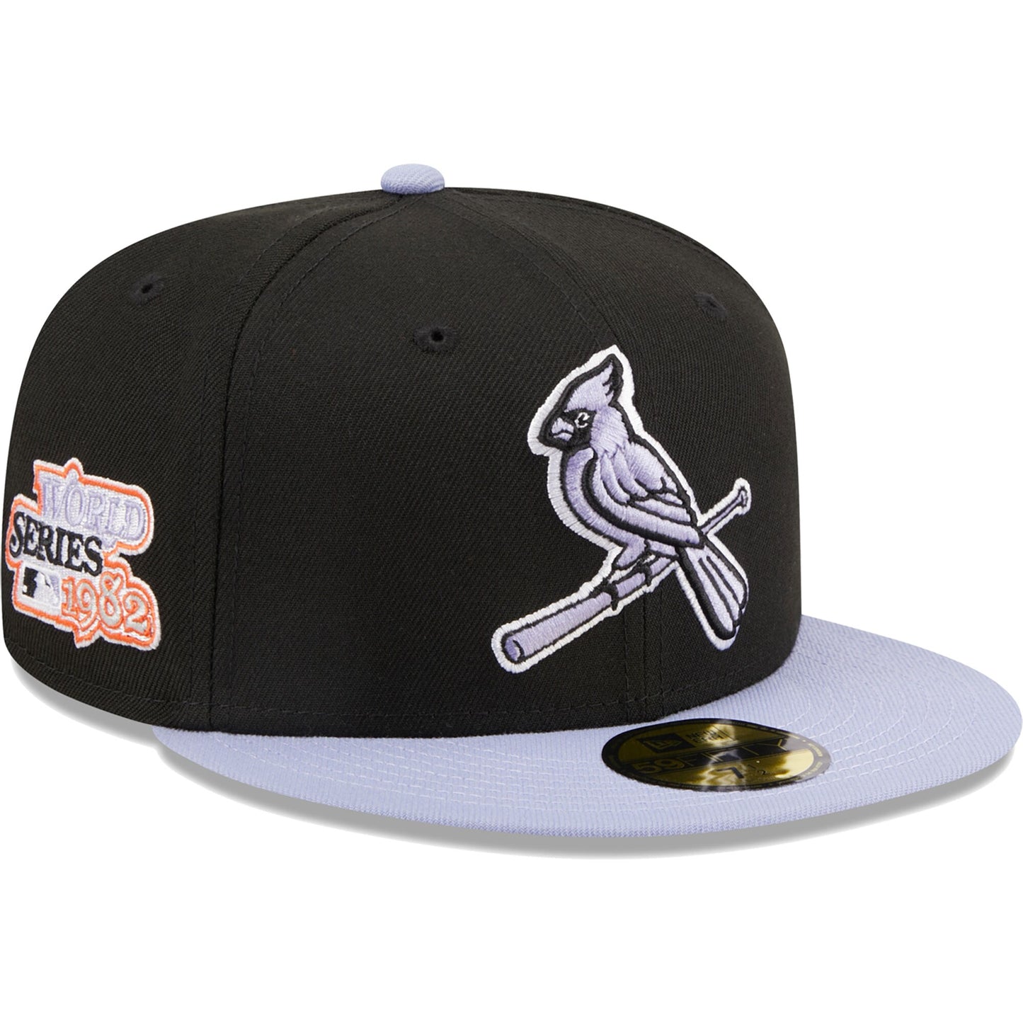 St. Louis Cardinals New Era Side Patch 59FIFTY Fitted Hat - Black